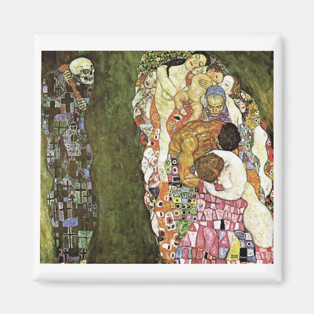 Íman Gustav Klimt ~ Vida e Morte (Frente)