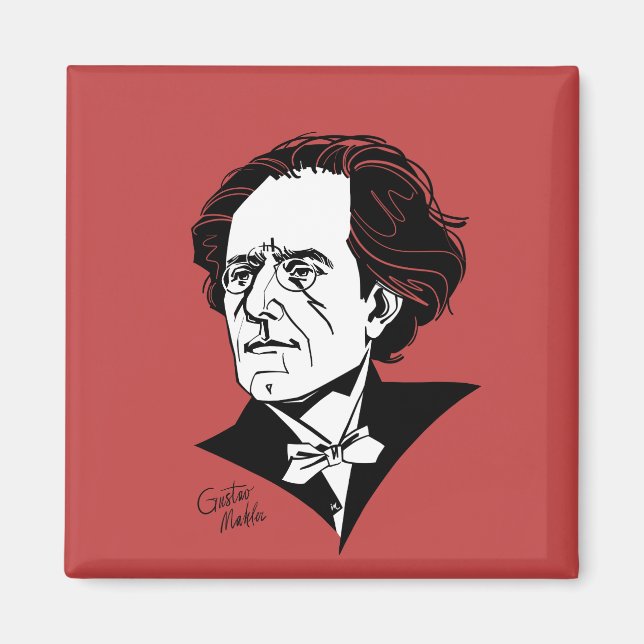 Íman Gustav Mahler (Frente)
