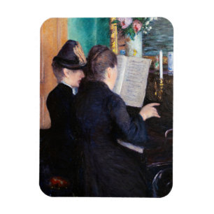 Íman Gustave Caillebotte - A Lição de Piano