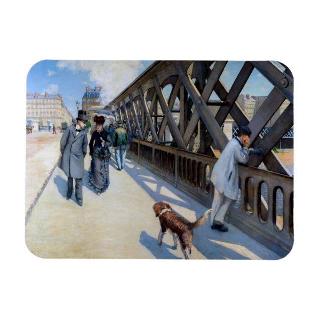 Íman Gustave Caillebotte - A Ponte da Europa (Horizontal)