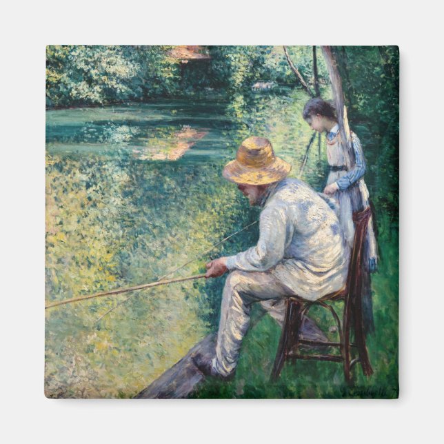 Íman Gustave Caillebotte - Angling (Frente)