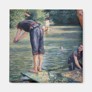 Íman Gustave Caillebotte - Banhistas, Margem do Yerres