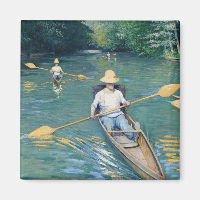 Íman Gustave Caillebotte - Barcos no Yerres (Frente)