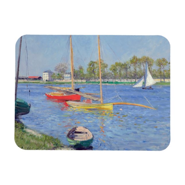 Íman Gustave Caillebotte - O Sena em Argenteuil (Horizontal)
