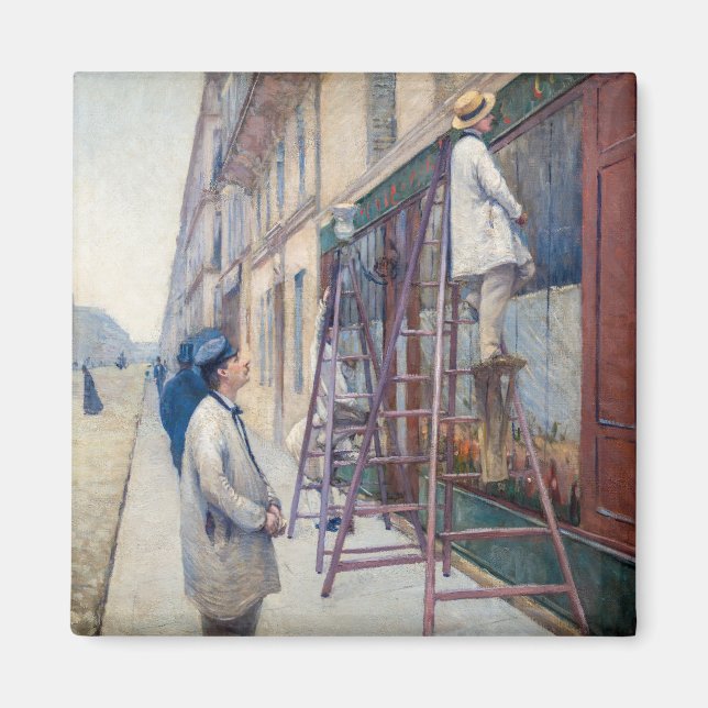 Íman Gustave Caillebotte - Os Pintores de Casas (Frente)