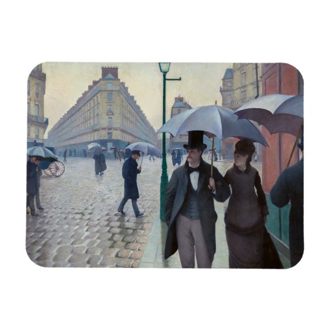 Íman Gustave Caillebotte - Paris Street; Rainy Day (Horizontal)