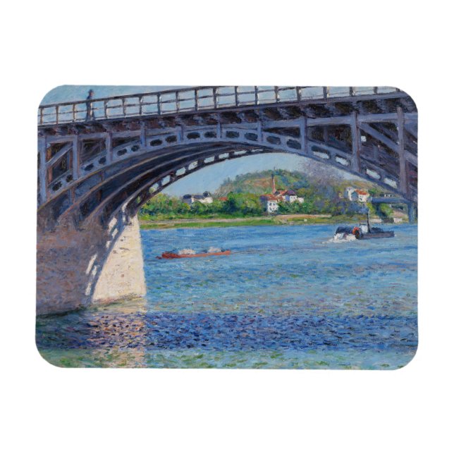 Íman Gustave Caillebotte - Ponte em Argenteuil & Sena (Horizontal)