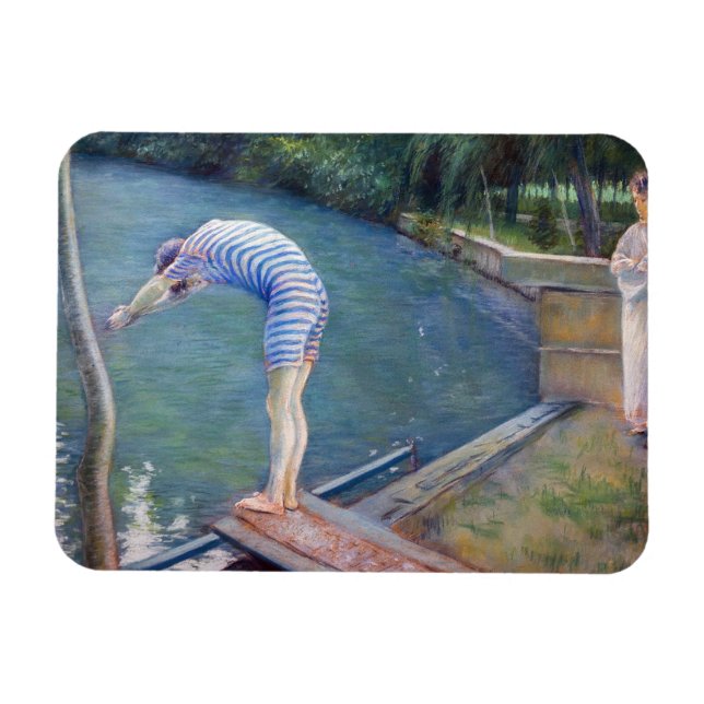 Íman Gustave Caillebotte - The Bather / The Diver (Horizontal)