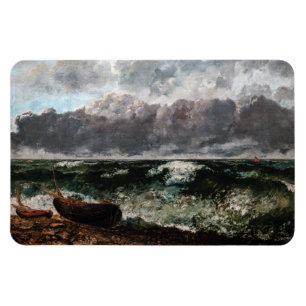 Íman Gustave Courbet - O Mar Tempestuoso / A Onda