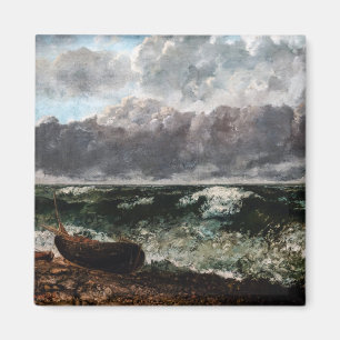 Íman Gustave Courbet - O Mar Tempestuoso / A Onda
