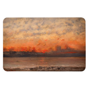 Íman Gustave Courbet - Pôr do sol