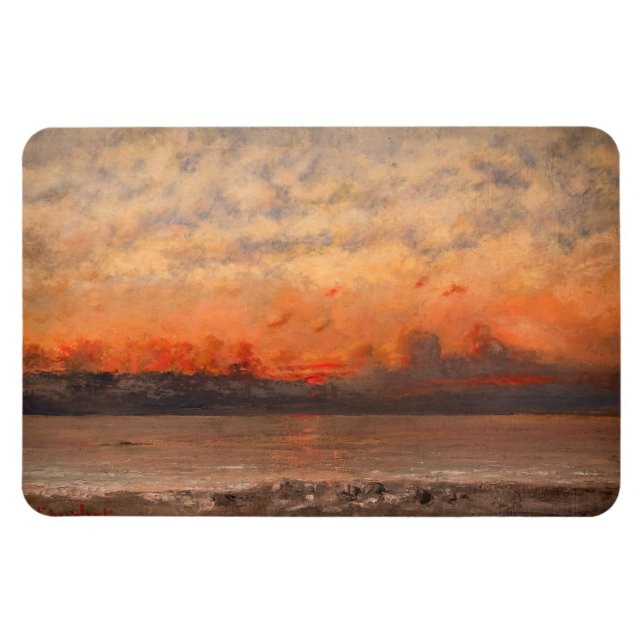 Íman Gustave Courbet - Sunset (Horizontal)