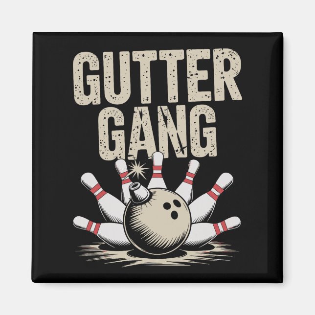 Íman Gutter Gang Bowling 1  (Frente)