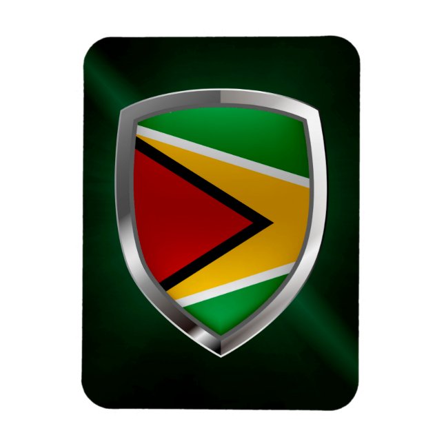 Íman Guyana Mettalic Emblem (Vertical)