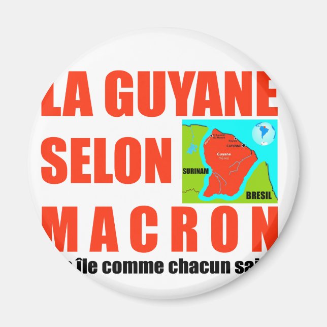 Íman Guyane selon Macron est une île (Frente)