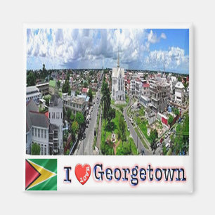 Íman GY005 GEORGETOWN I Love, Guiana, Fridge
