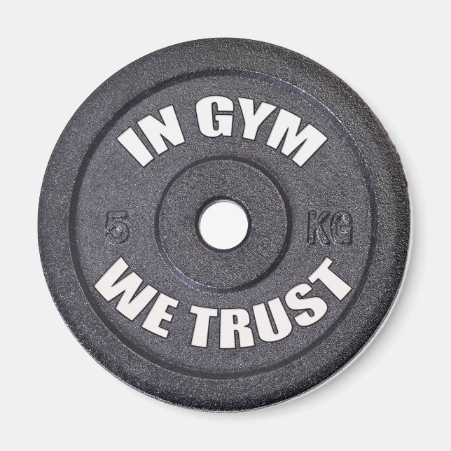 Íman Gym Addict Engraçado Magnet (Frente)
