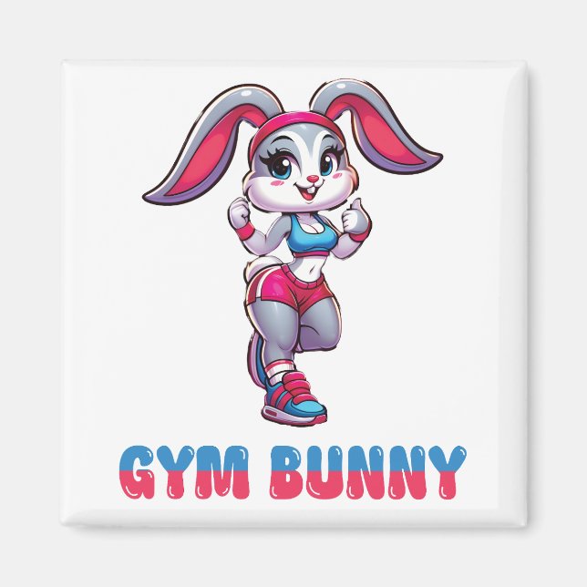 Íman Gym Bunny (Frente)