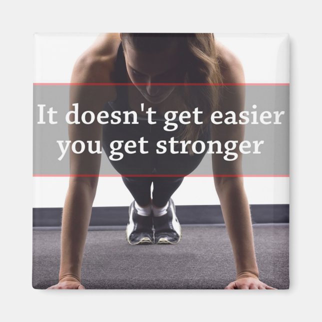 Íman Gym de Malhação Motivacional (Frente)