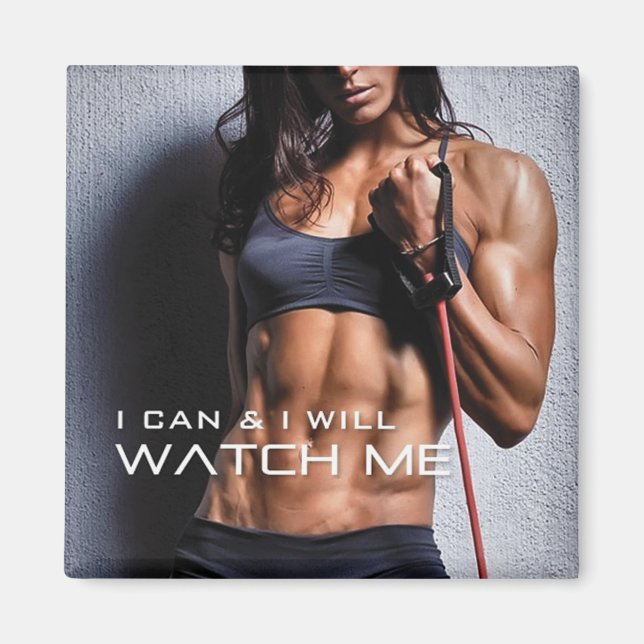 Íman Gym de Malhação Motivacional (Frente)