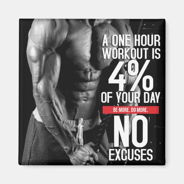 Íman Gym de Malhação Motivacional (Frente)