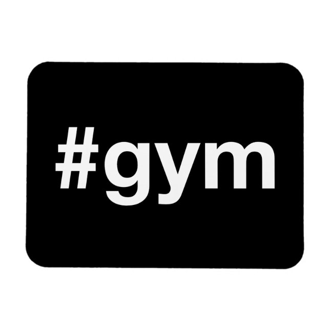 Íman GYM Hashtag (Horizontal)