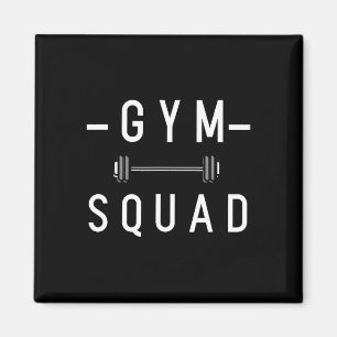 Íman Gym Squad Bodybuilding Motivational Cote Gym