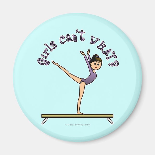 Íman Gymnast leve com beam balanceador (Frente)