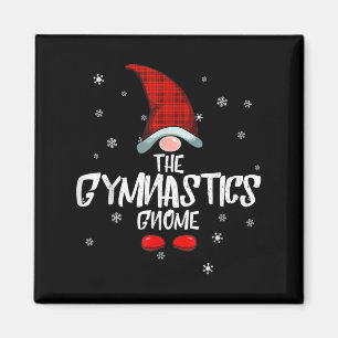 Íman Gymnastics Gnome Family Christmas Gymnasing