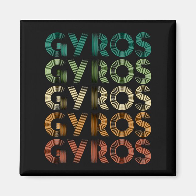 Íman Gyros Grécia Pé Grego Malaka (Frente)