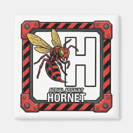 Íman H é para Hornet – Ímã de Aprendizado de ABC ao Est
