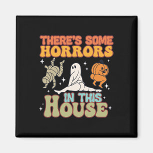 Íman Há alguns horrores nesta casa Ghost Pumpkin H