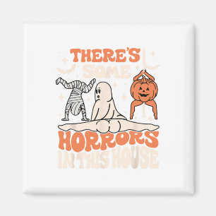 Íman Há alguns horrores nesta casa Ghost Pumpkin H