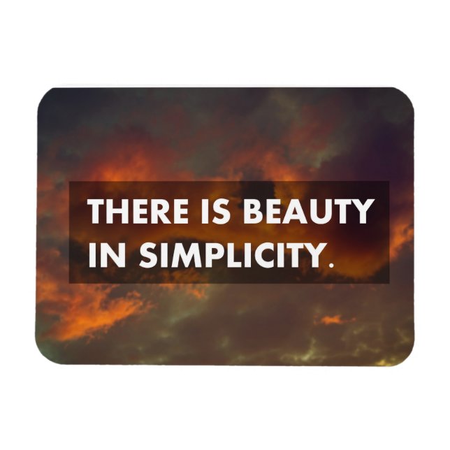 Íman Há beleza na simplicidade (Horizontal)