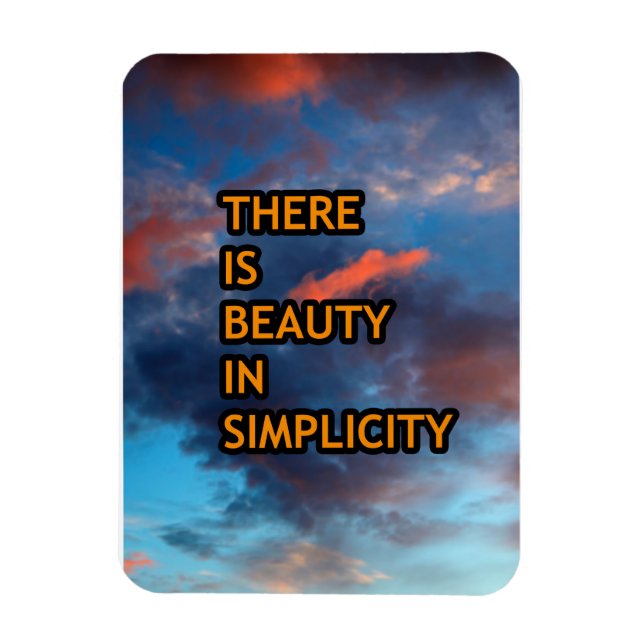 Íman Há beleza na simplicidade (Vertical)