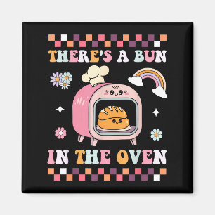 Íman Há um Bolo no Forno Anúncio de Gravidez N