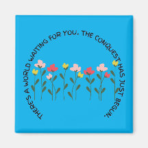 Há um mundo esperando por você inspiracional