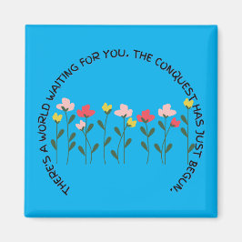 Íman Há um mundo esperando por você inspiracional