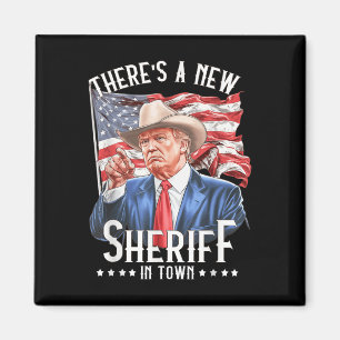Íman Há Um Novo Xerife Na Cidade, Cowboy Trump 2024