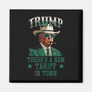Íman Há Uma Nova Tarifa Na Cidade Trump Cowboy Xerife