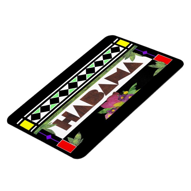 Íman HABANA Impressão de Vidro Obtida (Left Side)