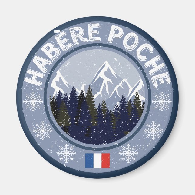 Íman Habère Poche Station de Ski (Frente)