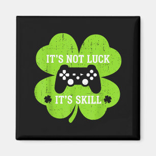 Íman Habilidade não sorte shamrock engraçado dia de st