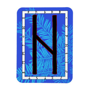 Íman Hagalaz Viking Rune Magnet - Transformação!