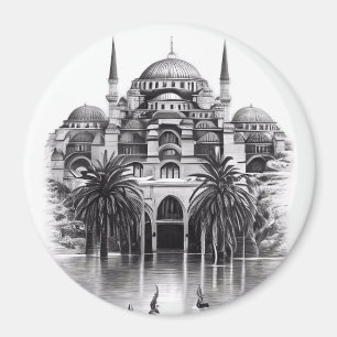 Íman Hagia Sopya em Istambul, Turquia Magnet