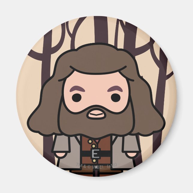 Íman Hagrid Personagem de desenho animado Art (Frente)