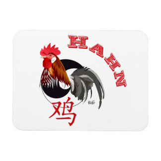 Íman Hahn Chin. - Sternzeichen Premium Flexi Magnet