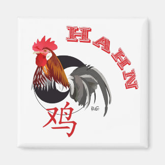 Íman Hahn Chinesisches Sternzeichen Magnet