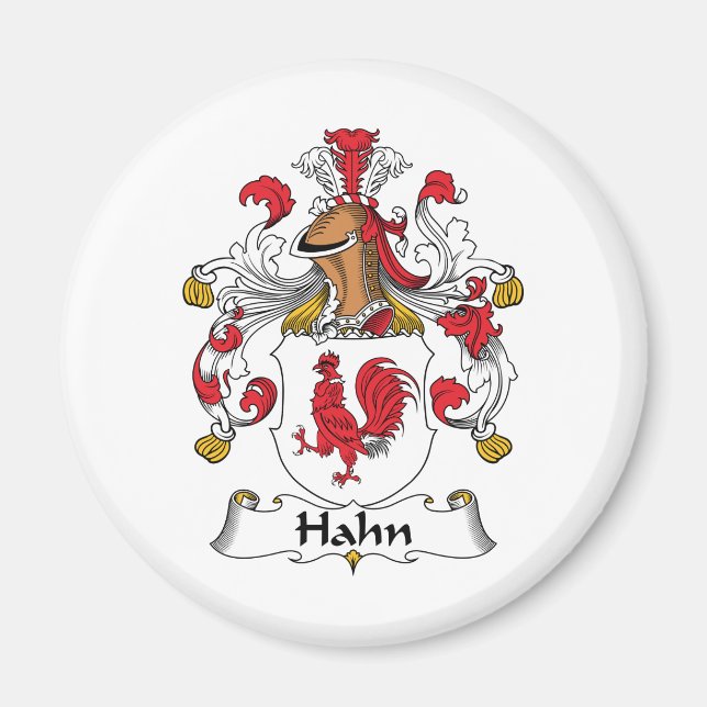 Íman Hahn Family Crest (Frente)
