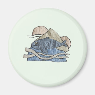 Íman Hai im Stickdesign